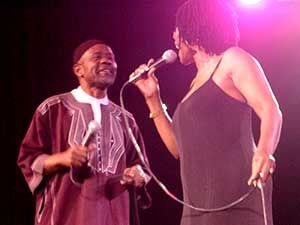 Caiphus and Letta Mbulu
&copy Eugene Arries